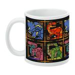 Dinosaur Pattern Ceramic Coffee Mug, 11oz