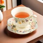 TATSUMI Country Roses Vintage Tea Cup Set