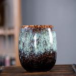 Four Seasons Pottery Teacup Set in Gift Box