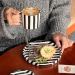 8 Oz Black Ceramic Coffee Mug and Saucer Set