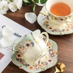 TATSUMI Country Roses Vintage Tea Cup Set