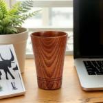 Wooden Tea Cups Set for Coffee and Tea