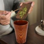 Wooden Tea Cups Set for Coffee and Tea