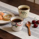 Japanese Retro Ceramic Tea Cup Set of 2