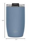Modern Insulated Travel Coffee Mug - 12oz Blue
