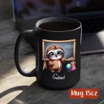 Custom Sloth Teacher Coffee Mug Gift 11oz 15oz