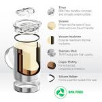 Asobu Insulated Mug with Ceramic Inner - Pink