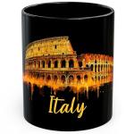 Italian Ceramic Coffee Mug 11oz - Fun Gift Cup