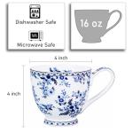 Floral Bone China Tea Cups - Perfect Gift