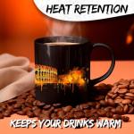 Italian Ceramic Coffee Mug 11oz - Fun Gift Cup