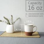 Bosmarlin 16 Oz Ceramic Tea Cup with Infuser