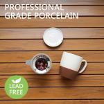 Bosmarlin 16 Oz Ceramic Tea Cup with Infuser