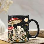 Mushroom Coffee Mugs Set for Couples, 11oz