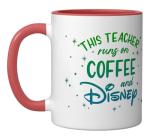 Disney Teacher Coffee Mug with Gradient Logo