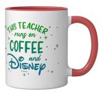 Disney Teacher Coffee Mug with Gradient Logo