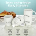 Stackable Coffee Mug Tower Set with Rack
