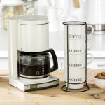 Stackable Coffee Mug Tower Set with Rack