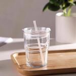 Amber 13 oz Reusable Tumbler with Straw & Lid