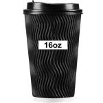 16oz Insulated Double-Walled Disposable Cups - 50 Pack