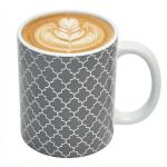 Modern 11 oz Geometric Ceramic Coffee Mug