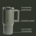 Insulated 20oz Coffee Traveler Mug with Handle