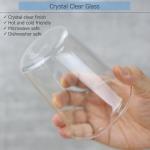 EIKS 2 Pack Crystal Clear Drinking Glasses