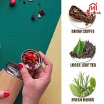 Bamboo Tea Infuser and Insulated Travel Mug