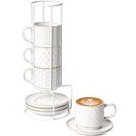 LE TAUCI Stackable Ceramic Coffee Cup Set