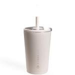 Ceramic-Lined Insulated Travel Tumbler with Straw