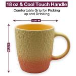 Soft Touch Ombre Coffee Mug – 532ml Ceramic