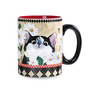 Naughty Cat Ceramic Mug - 18oz Personalized Gift