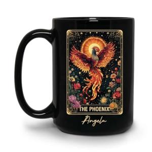 Personalized Phoenix Tarot Card Coffee Mug