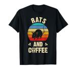 Rats and Coffee Funny Vintage Pet Lover Tee