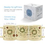 Holiday Greenery Christmas Coffee Mug 11oz