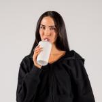 Ceramic-Lined Insulated Travel Tumbler with Straw