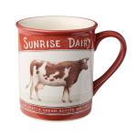Set of 4 Vintage Farm Animal Coffee Mugs
