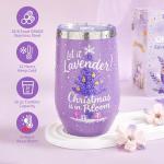 Advent Calendar 2025 Adult Women -24 Days of Christmas Advent Calendar for Mom, Wife, Girlfriend, Sister, Her - Lavender Spa Gifts Basket Set Includes Coffee Mugs, Scented Candle, Bath Salt, Soap