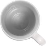 Pavilion - Retirement - Abstract Square Patterned Gray Interior 20 oz Coffee Cup Mug