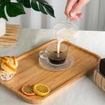 GURUDAR Glass Espresso Shot Cups with Saucers Set of 6, Clear Small Demitasse Cup with Stainless Steel Spoons, Dishwasher Safe Coffee Mugs for Tea Hot Chocolate Cappuccino, 5OZ/150ML, Raindrop