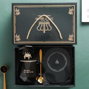 Coffee Warmer for Desk, with Mug Set. Cup Warmer Tea Warmer, Electric Beverage Warmer, Drink Warmer for Cocoa, Tea, Milk (Black)