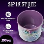 Silver Buffalo Disney Nightmare Before Christmas Jack Skellington Mystic Opulence Reactive Glaze Ceramic Camper Mug, 20 Ounces