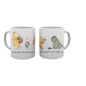 Knextion Inc Coffee Mug Classic Pooh Style Characters Ceramic Tea Cup Gift - 11 ounces