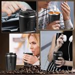 RNGODO Coffee Mug 12oz - Insulated Travel Mug Spill Proof with Leakproof Lid Vacuum Stainless Steel Travel Coffee Mug Water Tumbler to GO, Reusable Coffee Cup for Men and Women for Hot & Cold Drinks