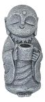Ebros Gift Feng Shui Zen Japanese Jizo Monk Drinking Out of Tea Cup Figurine 5" Tall Talisman of Protection Ksitigarbha Bodhisattva Buddha Ojizo Sama Collectible Sculpture