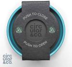 Circular and Co Leakproof Reusable Coffee Cup 12oz/340ml - The World's First Travel Mug Made from Recycled Coffee Cups, 100% Leak-Proof, Sustainable & Insulated (Black & Electric Mustard)