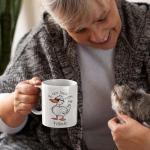 Customized Funny Animal Themed Coffee Mugs, Do Not Duck With Me Tea Cup, Personalized Choose Name Lovely Duck With Glasses Mugs, Humorous Duck Inspiration Mugs Present, Ceramic Cup