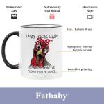 Fatbaby Funny Chicken Mug For Women, Chicken Lover Gifts for Girl Lady Farmhouse, Birthday Christmas Gifts Ceramic Coffee Cup 11OZ