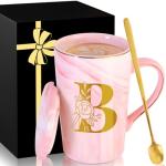 Custom Ceramic Coffee Mug with Lid - Great Gift