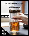 ZENS Modern Glass Tea Infuser with Mug