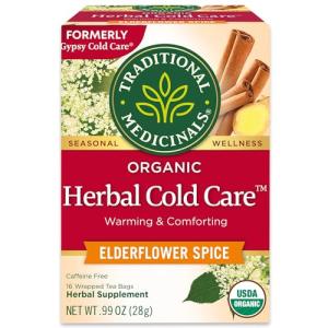Organic Herbal Cold Care Tea, 16 Bags